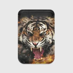 Картхолдер Magsafe магнитный Оскал тигра