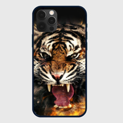 Чехол для iPhone 12 Pro Max Оскал тигра