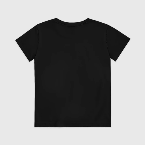 Детская футболка хлопок с принтом Летящий Неуязвимый, вид сзади #1