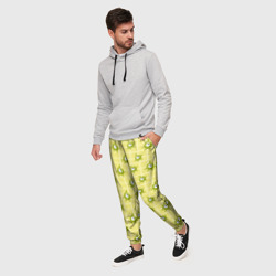 Мужские брюки 3D Зеленые одноглазые человечки - фото 2
