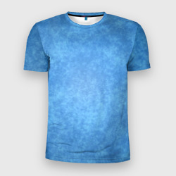 Мужская футболка 3D Slim Текстура: аквамарин