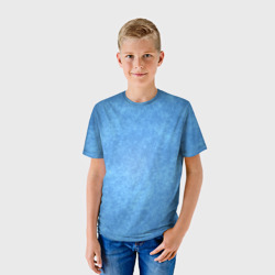 Детская футболка 3D Текстура: аквамарин - фото 2