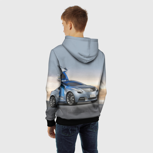 Детская толстовка 3D Buick Riviera - Concept - Nature, цвет черный - фото 7