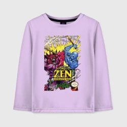 Детский лонгслив хлопок Zen - intergalactic ninja