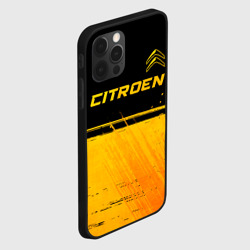 Чехол для iPhone 12 Pro Citroen - gold gradient: символ сверху - фото 2