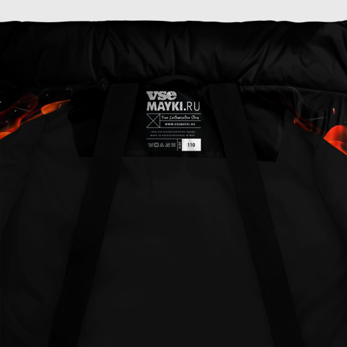 Зимняя куртка для девочек 3D Феникс, цвет черный - фото 7
