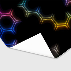 Бумага для упаковки 3D Mercedes - neon pattern - фото 2
