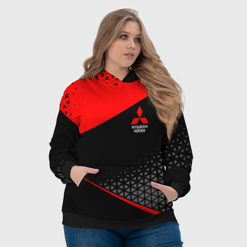 Женская толстовка 3D Mitsubishi - Sportwear, цвет 3D печать - фото 6