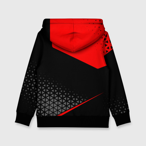 Детская толстовка 3D с принтом Mitsubishi - Sportwear, вид сзади #1