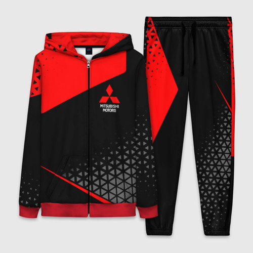 Женский костюм 3D Mitsubishi - Sportwear, цвет красный