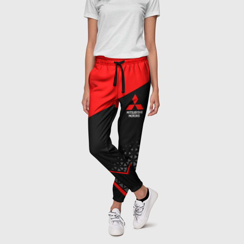 Женские брюки 3D Mitsubishi - Sportwear, цвет 3D печать - фото 3