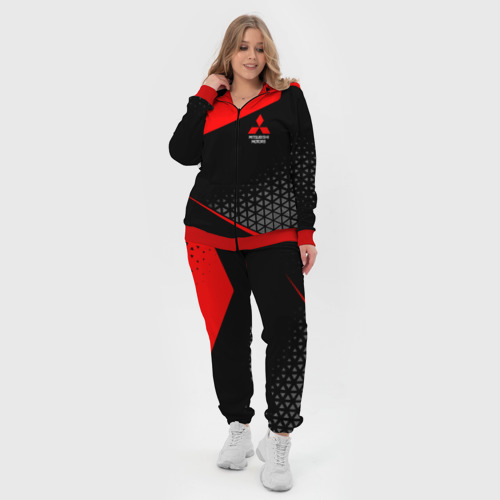 Женский костюм 3D Mitsubishi - Sportwear, цвет красный - фото 5