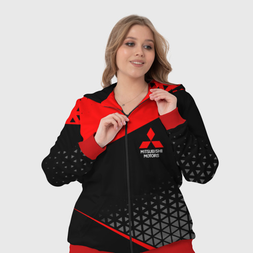 Женский костюм 3D Mitsubishi - Sportwear, цвет красный - фото 7