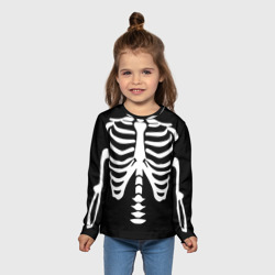 Детский лонгслив 3D Скелет костюм верх - фото 2