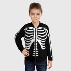 Детский бомбер 3D Скелет костюм верх - фото 2