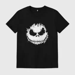 Мужская футболка хлопок Jack Skellington face