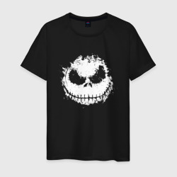 Jack Skellington face – Футболка из хлопка с принтом купить со скидкой в -20%