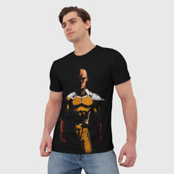 Мужская футболка 3D One Punch-Man - человек-кулак - фото 2