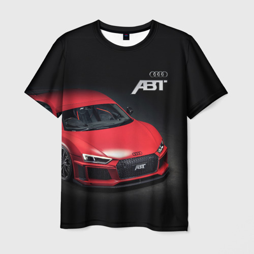 Мужская футболка 3D Audi quattro ABT autotuning, цвет 3D печать