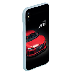 Чехол для iPhone XS Max матовый Audi quattro ABT autotuning - фото 2