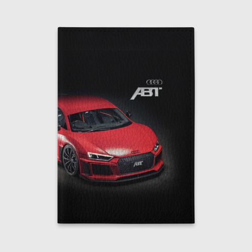Обложка для автодокументов Audi quattro ABT autotuning, цвет голубой