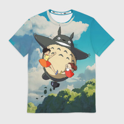 Мужская футболка 3D Flight Totoro