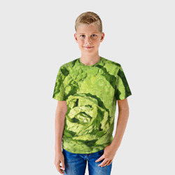 Детская футболка 3D Свежая капуста - фото 2