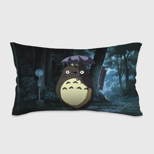 Подушка 3D антистресс Totoro in rain forest