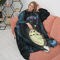 Плед с рукавами Totoro in rain forest - фото 2
