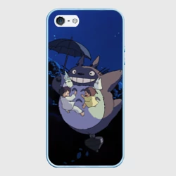 Чехол для iPhone 5/5S матовый Night flight Totoro