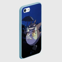 Чехол для iPhone 5/5S матовый Night flight Totoro - фото 2