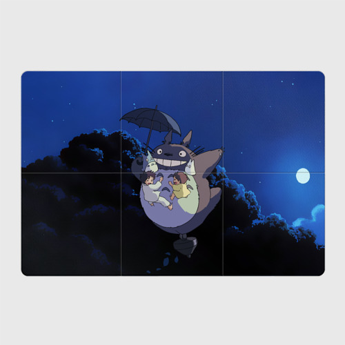 Магнитный плакат 3Х2 Night flight Totoro