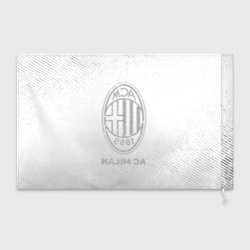 Флаг 3D AC Milan с потертостями на светлом фоне - фото 2