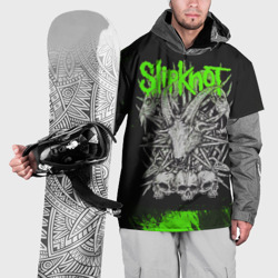 Накидка на куртку 3D Slipknot green