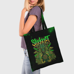 Шоппер 3D Slipknot green satan - фото 2