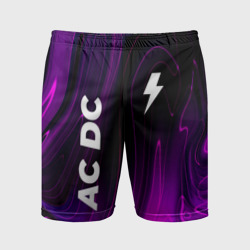 Мужские шорты спортивные AC DC violet plasma