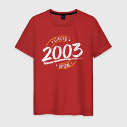 Ограниченное издание 2003 года – Мужская футболка хлопок с принтом купить со скидкой в -20%