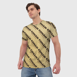 Мужская футболка 3D Конан эксайлс узор - фото 2