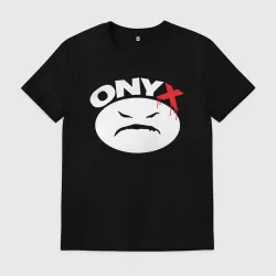 Мужская футболка хлопок Onyx logo white