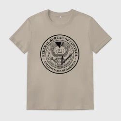 Мужская футболка хлопок Федеральное Бюро Контроля
