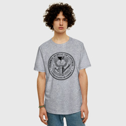 Мужская футболка хлопок Oversize Федеральное Бюро Контроля - фото 2
