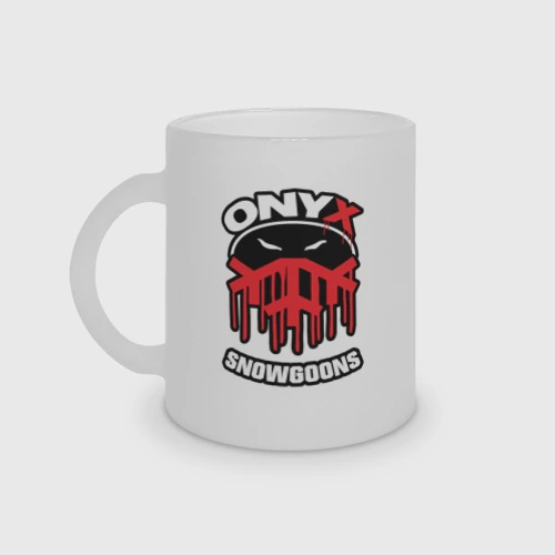Кружка матовая стеклянная Onyx - snowgoons