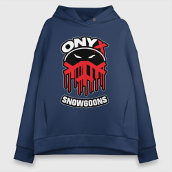 Женское худи Oversize хлопок Onyx - snowgoons