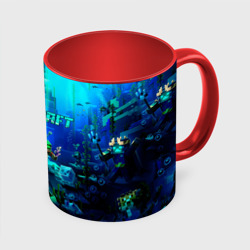 Кружка с полной запечаткой Minecraft water