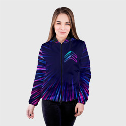 Женская куртка 3D Citroen neon Speed lines - фото 2