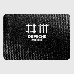 Картхолдер с принтом Depeche Mode с потертостями на темном фоне - фото 2