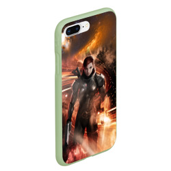 Чехол для iPhone 7Plus/8 Plus матовый Mass Effect N7 - Jane Shepard - фото 2