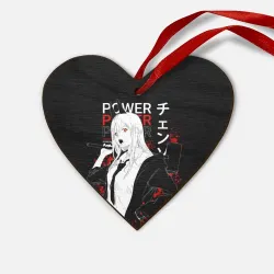 Деревянная игрушка Сердце Пауэр человек бензопила - Power Chainsaw man