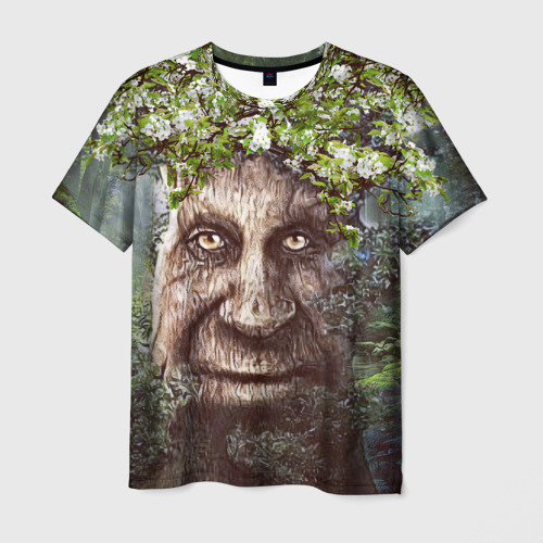 Мужская футболка 3D Мудрое Таинственное Дерево, цвет 3D печать