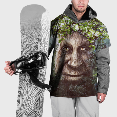 Накидка на куртку 3D Мудрое Таинственное Дерево, цвет 3D печать